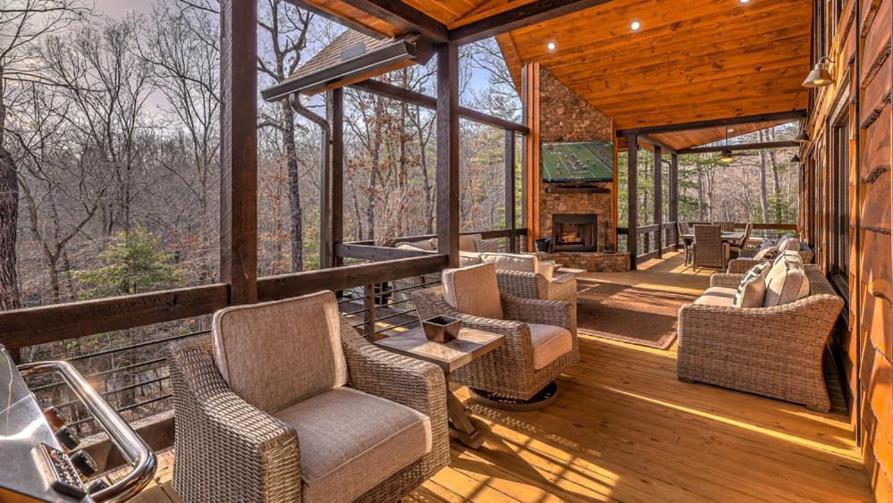 فيلا Luxe Mountain Retreat بلو ريدج المظهر الخارجي الصورة