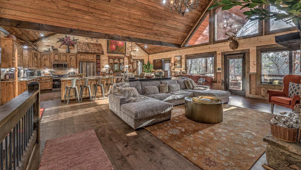 فيلا Luxe Mountain Retreat بلو ريدج المظهر الخارجي الصورة