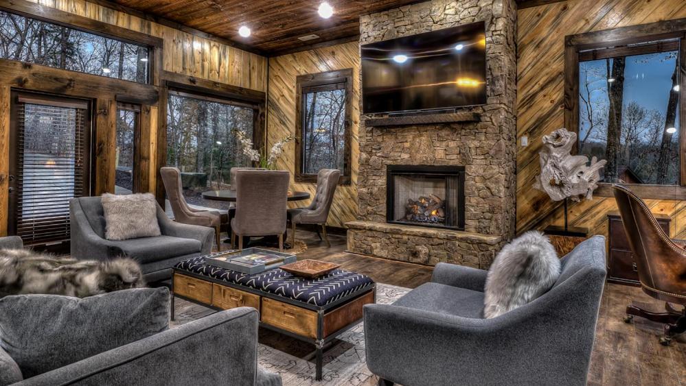 فيلا Luxe Mountain Retreat بلو ريدج المظهر الخارجي الصورة