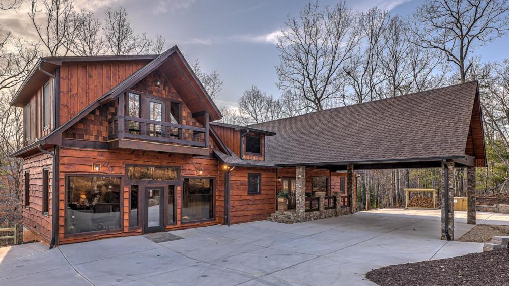 فيلا Luxe Mountain Retreat بلو ريدج المظهر الخارجي الصورة