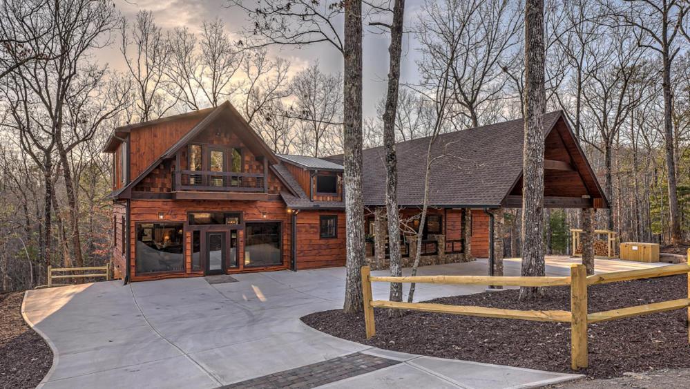 فيلا Luxe Mountain Retreat بلو ريدج المظهر الخارجي الصورة